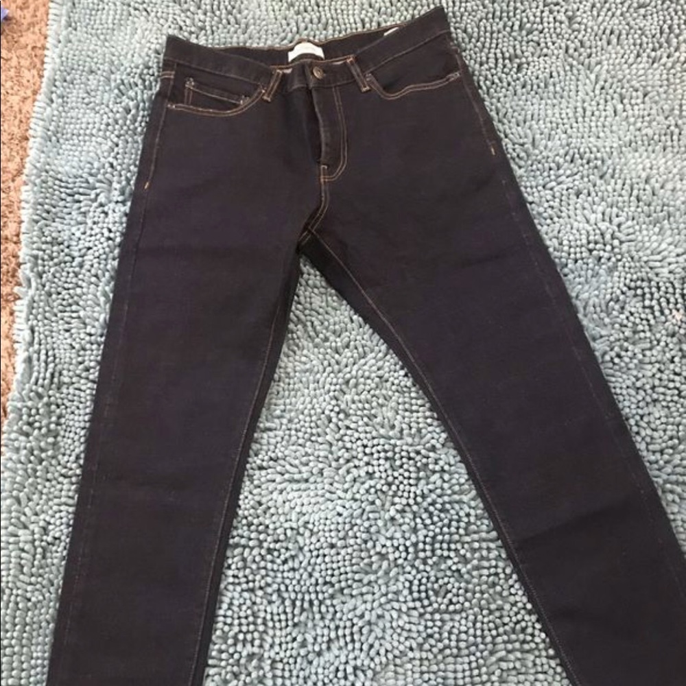 Goodthreads mens dark blues jeans slim fit.
